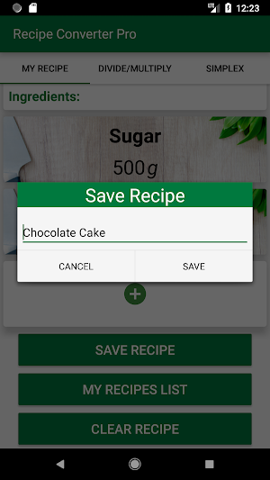 Recipe Converter Pro - Cooking Screenshot 3