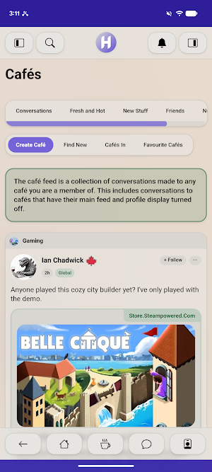 Hey.Café: Social Network Screenshot 2