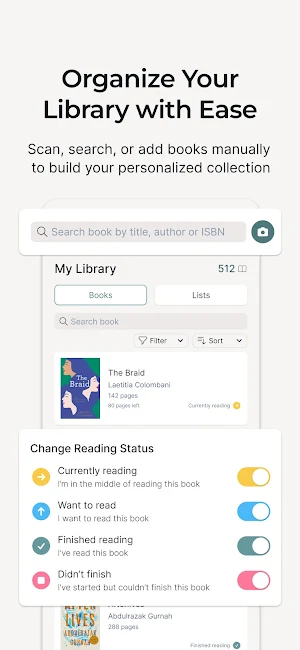 Librovi: Book Tracker&Journal Screenshot 1