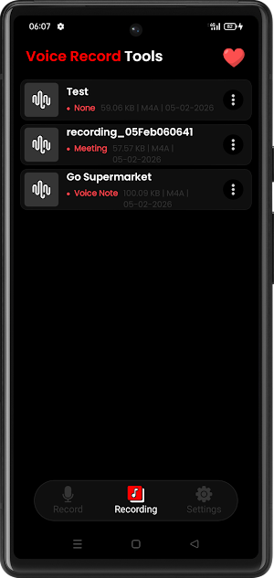 Voice Record Tools Screenshot 3