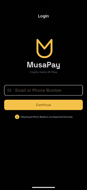 MusaPay Screenshot 1