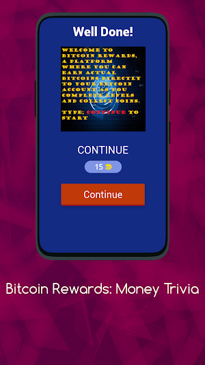 Bitcoin Rewards: Money Trivia Screenshot 1