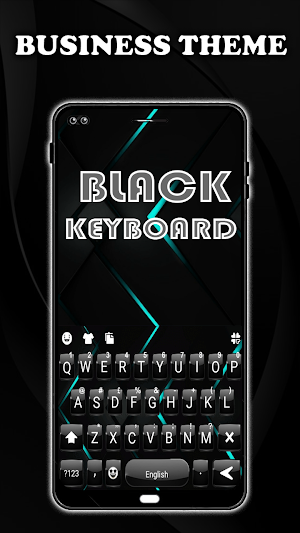 Stylsh Black Keyboard Theme Screenshot 0