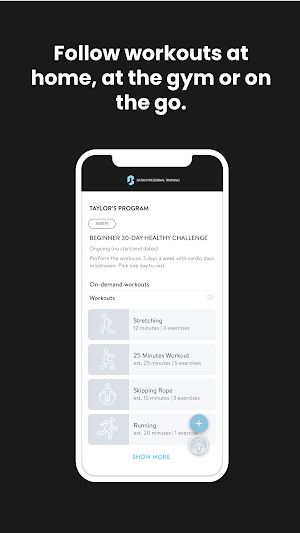 Bathor Personal Training Screenshot 2