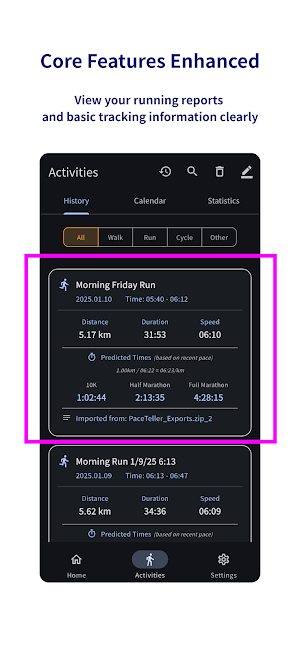 Pace Teller - Predict Your Run Screenshot 2