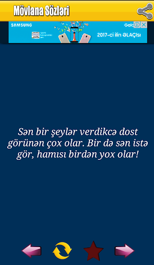 Gözəl sözlər (Mövlana) Screenshot 1