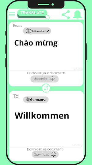 German - Vietnamese translator Screenshot 1