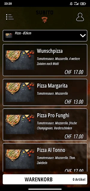 Subito Restaurant in Mellingen Screenshot 0