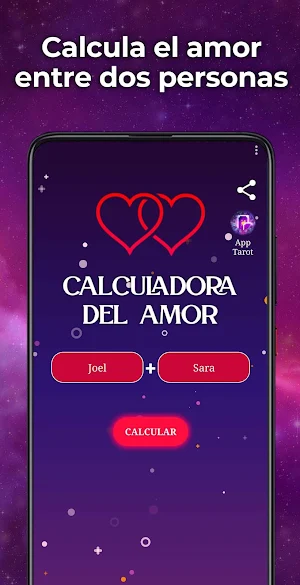 Calculadora del Amor Screenshot 1