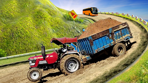 Heavy Tractor Trolley Cargo Simulator 3d Truck Screenshot 0