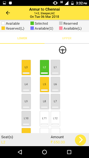 KRC Travel Access Screenshot 2