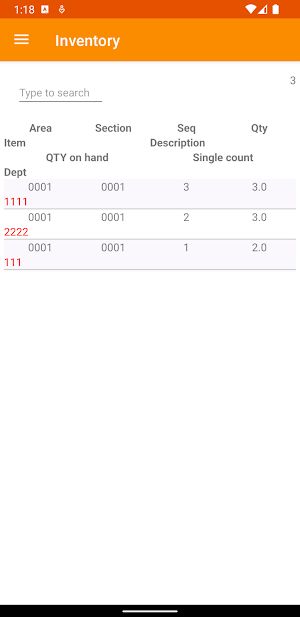 Retail Scanning Inventory 3.0 Screenshot 2