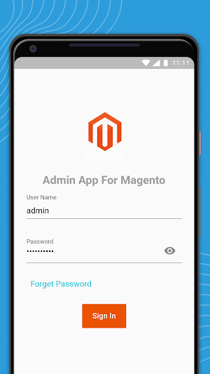 Magento 2 Admin App Screenshot 0
