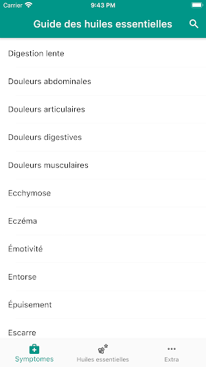 Guide des huiles essentielles Screenshot 2