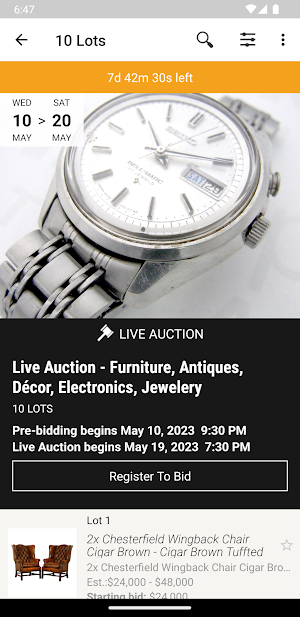 Auction Bee Screenshot 1