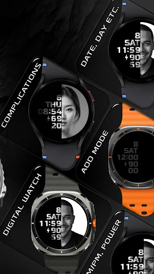 Photo Slot Watch Face 182 Screenshot 2