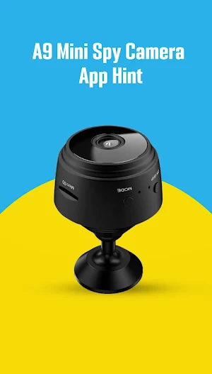 A9 Mini Spy Camera App Hint Screenshot 1