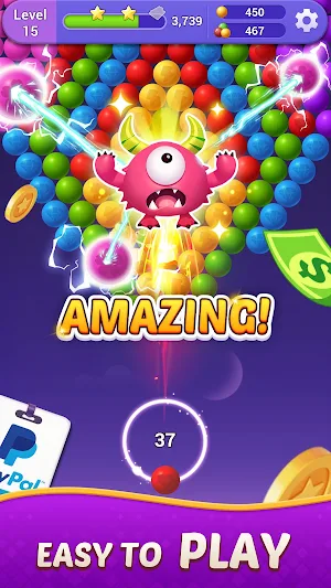 Bubble Shooter Lunar Pop Screenshot 2