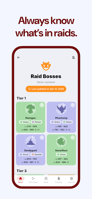 GO Companion – Raid & Event Screenshot 2