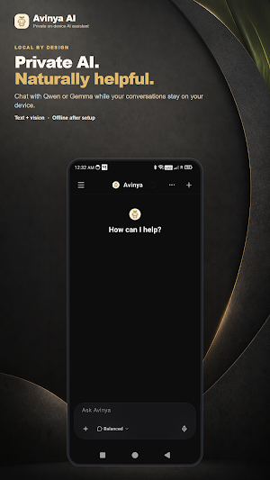 Avinya AI - Your Private AI Screenshot 1