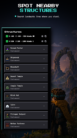 OreScout: Diamond Seed Finder Screenshot 2