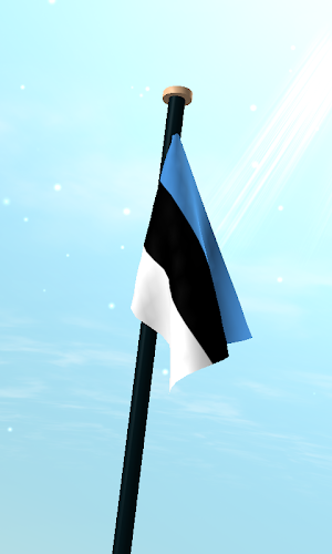 Estonia Flag 3D Live Wallpaper Screenshot 2