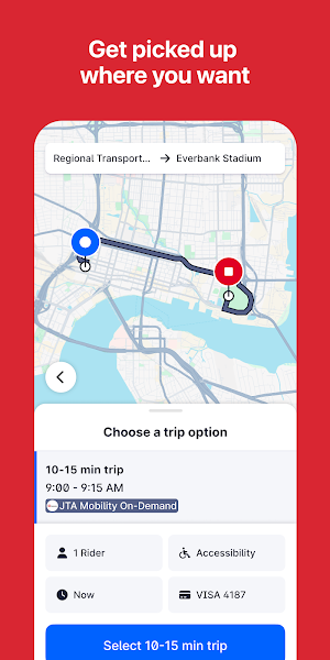 JTA Mobility On-Demand Screenshot 1