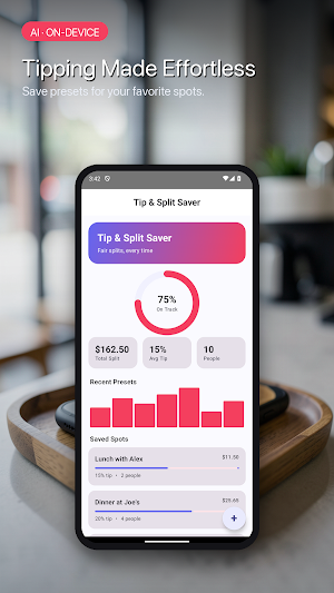 Tip & Split Saver Screenshot 1