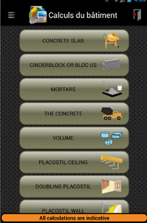Building calculations Screenshot 0
