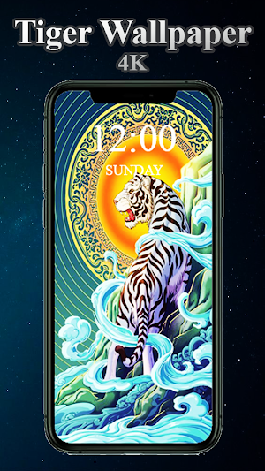 Tiger Wallpaper Aesthetic Screenshot 2
