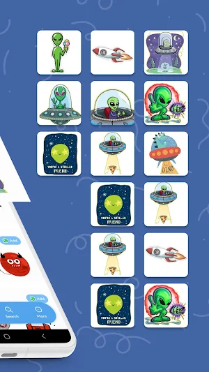 Space & Earth Stickers Screenshot 2