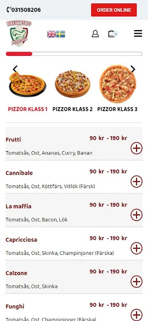 Brunnsbo Pizzeria Screenshot 0