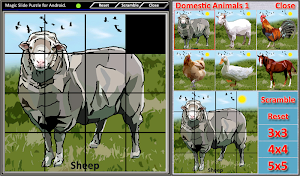 Magic Slide Puzzle D.Animals1 Screenshot 1
