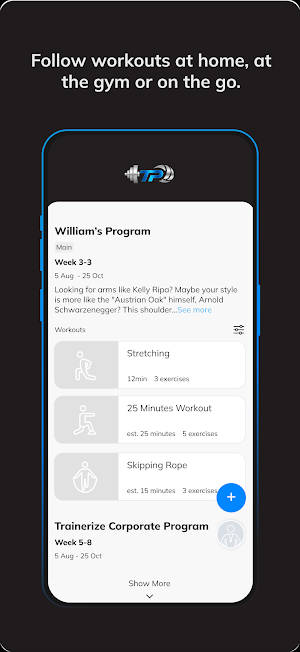 TPVL Fitness Screenshot 2