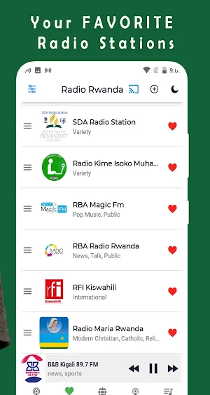 Radio Rwanda Online Screenshot 1