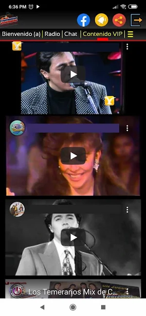 Temerarios Music Radio Screenshot 2