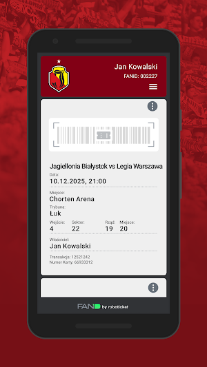 Bilety Jagiellonia Screenshot 2