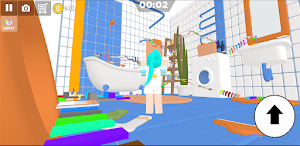 Parkour on bathroom toilet Screenshot 0