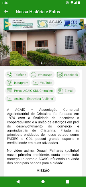 ACAIC CDL Cristalina Screenshot 2
