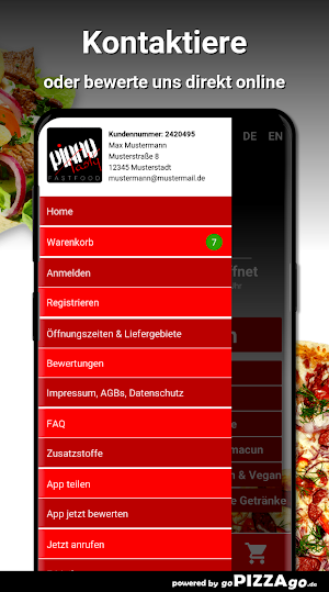 Piano Tasty Reutlingen Screenshot 2