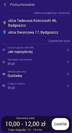 Express Taxi Bydgoszcz Screenshot 3