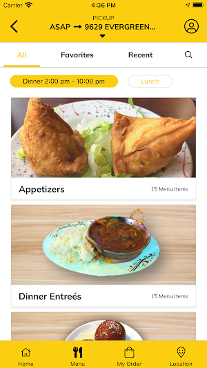 5 Rivers Indian Cuisine Screenshot 1