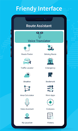 GPS Navigation Live Map & Voice Translator Screenshot 2