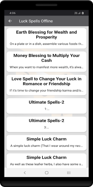 Luck Spells Offline Screenshot 0