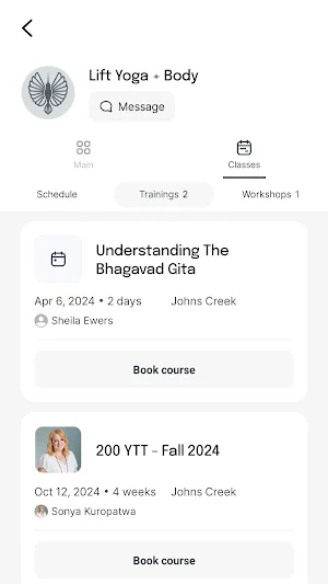 Lift Yoga + Body Screenshot 2