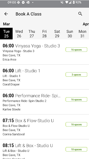 HCI Sports and Fitness Screenshot 1