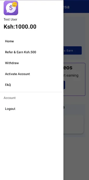 Watch and Earn to Mpesa Screenshot 0