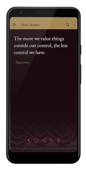 Daily Stoic Quotes - Inspirational Stoic Quotes Screenshot 0