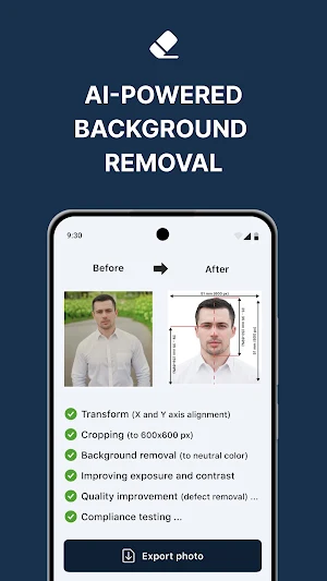 Passport Photo Maker: ID, Visa Screenshot 1