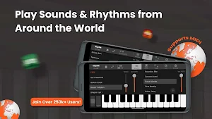 World Piano & Drum Machine Screenshot 0
